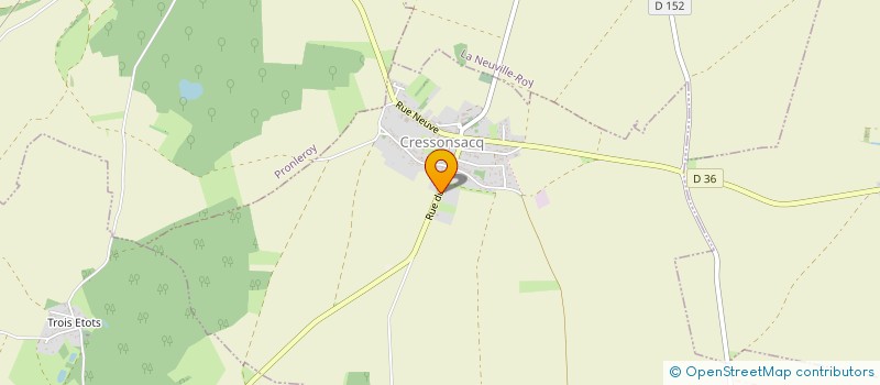 localisation de l'entreprise MONSIEUR MATHIEU HUG  SAINT-GRATIEN