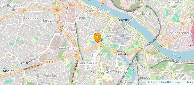 localisation de l'entreprise MONSIEUR MATHIEU HUMBERT à BAYONNE