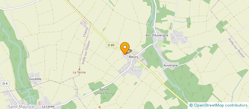 localisation de l'entreprise MONSIEUR MATHIEU HUP  POILLY-SUR-THOLON