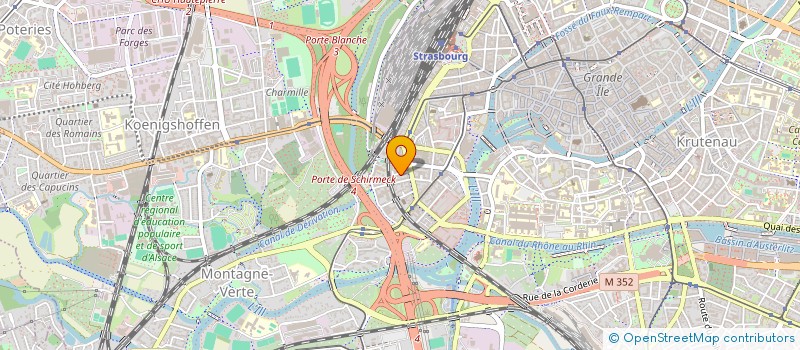 localisation de l'entreprise MONSIEUR MATHIEU HUSSON à STRASBOURG