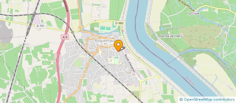 localisation de l'entreprise MONSIEUR MATHIEU IACICCO  ROQUEMAURE