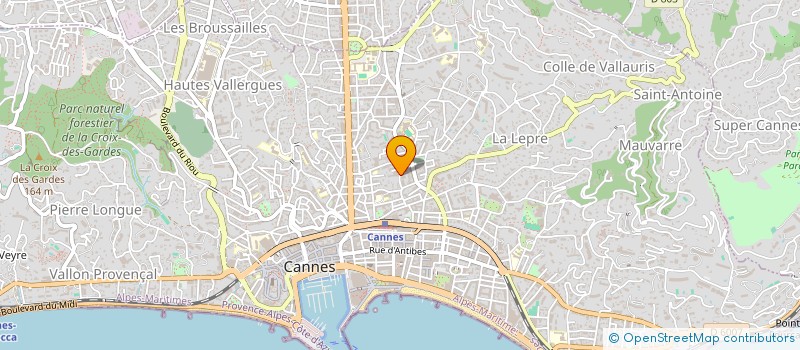 localisation de l'entreprise MONSIEUR MATHIEU IMBAULT à CANNES