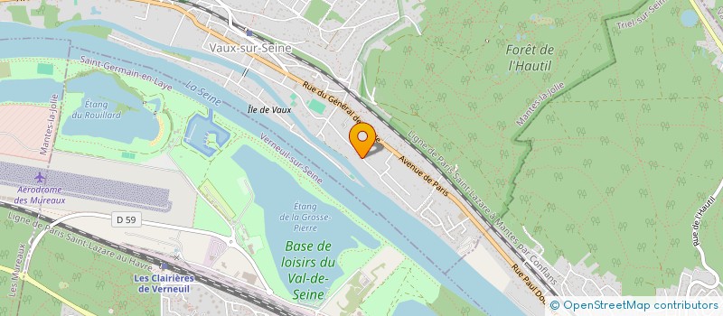 localisation de l'entreprise MONSIEUR MATHIEU INSA  VAUX-SUR-SEINE