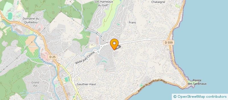 localisation de l'entreprise MONSIEUR MATHIEU ISSOT à SAINTE-MAXIME