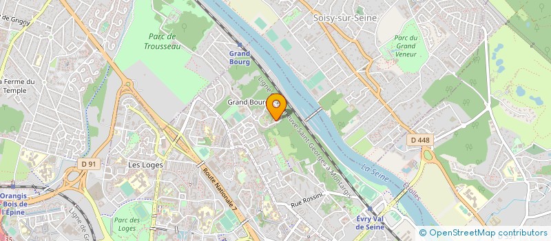 localisation de l'entreprise MONSIEUR MATHIEU ISTIL  EVRY-COURCOURONNES