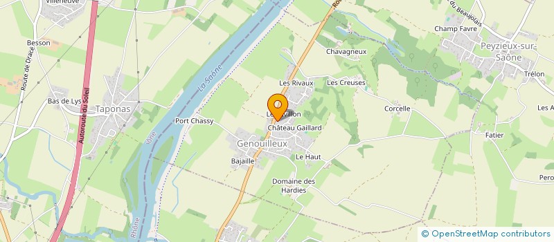 localisation de l'entreprise MONSIEUR MATHIEU IVARA  GENOUILLEUX