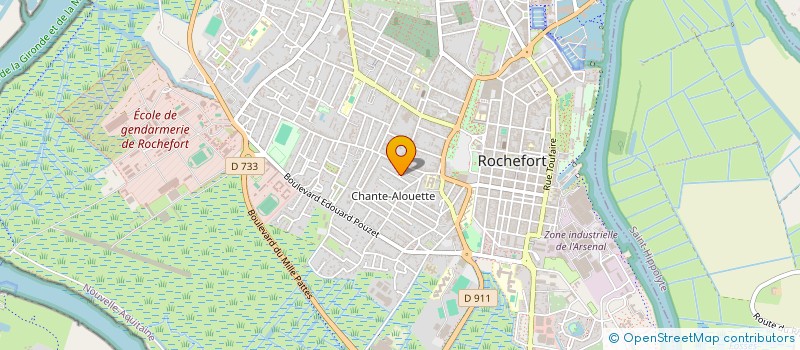 localisation de l'entreprise MONSIEUR MATHIEU IZAMBARD  ROCHEFORT