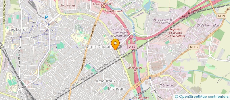 localisation de l'entreprise MONSIEUR MATHIEU JAMIN  TOULOUSE