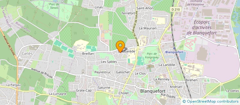 localisation de l'entreprise MONSIEUR MATHIEU JAMIN à BLANQUEFORT