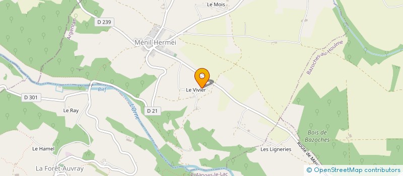 localisation de l'entreprise MONSIEUR MATHIEU JARDIN à MENIL-HERMEI