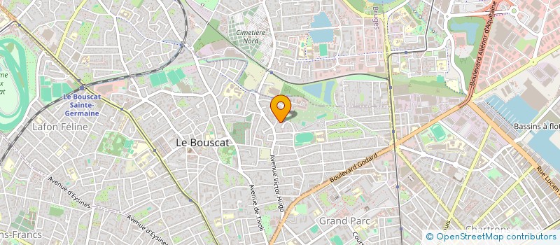 localisation de l'entreprise MONSIEUR MATHIEU JARUS  LE BOUSCAT