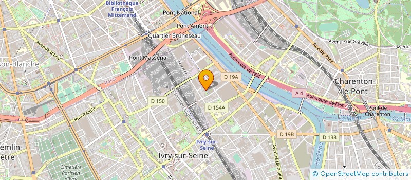 localisation de l'entreprise MONSIEUR MATHIEU JEAN  IVRY-SUR-SEINE