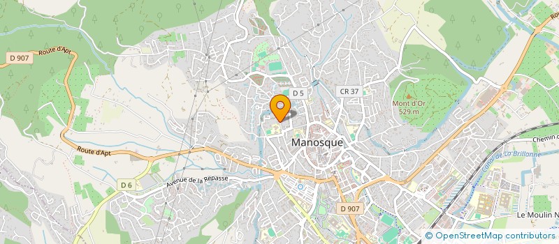 localisation de l'entreprise MONSIEUR MATHIEU JEAN à MANOSQUE
