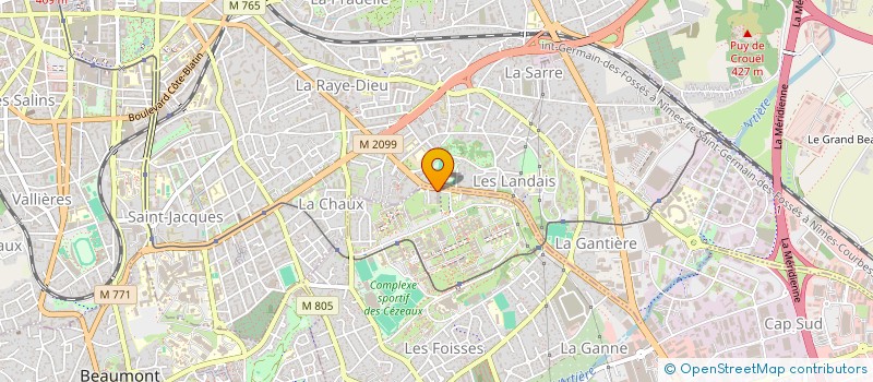 localisation de l'entreprise MONSIEUR MATHIEU JEAN-WOLDEMAR  AUBIERE