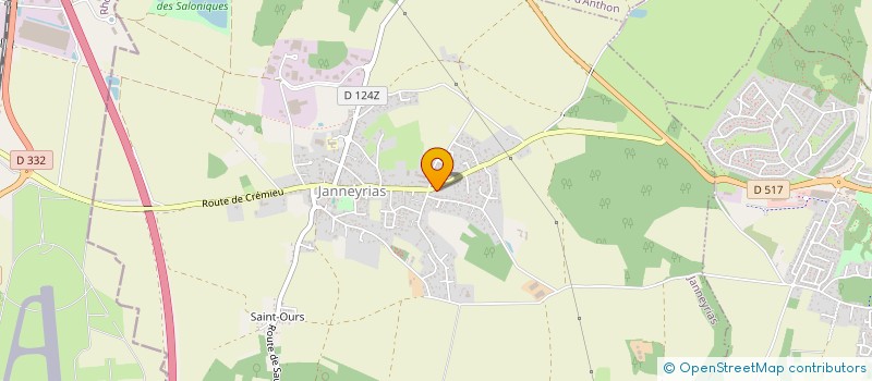 localisation de l'entreprise MONSIEUR MATHIEU JEANDOT  CHAVANOZ