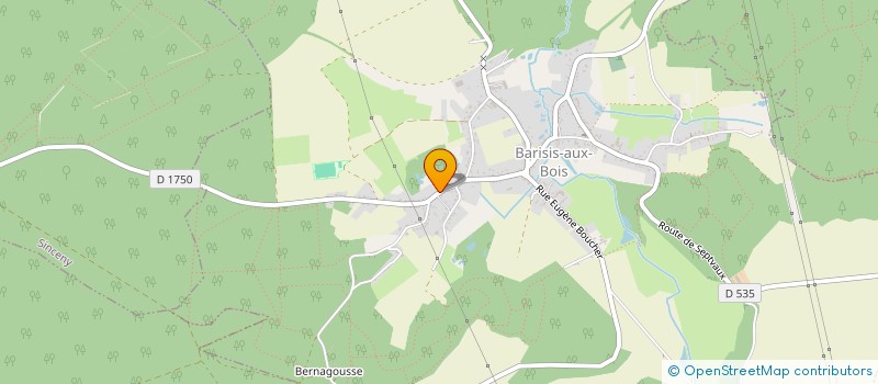 localisation de l'entreprise MONSIEUR MATHIEU JEANMINGIN  BARISIS-AUX-BOIS