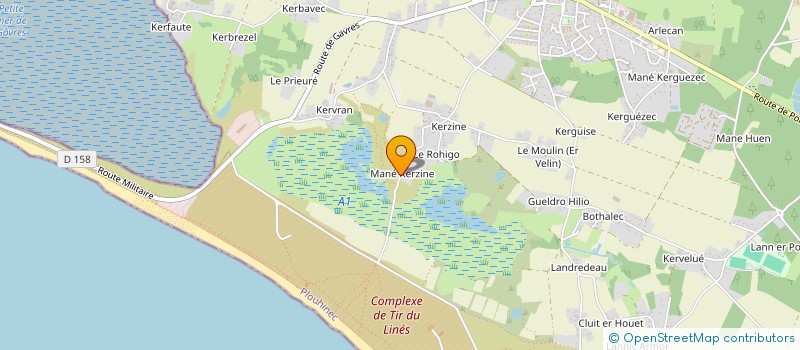 localisation de l'entreprise MONSIEUR MATHIEU JEGADO  PLOUHINEC