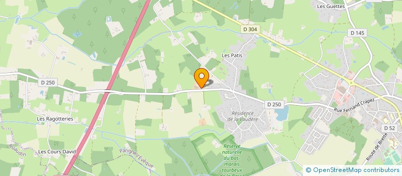 localisation de l'entreprise MONSIEUR MATHIEU JEUDON  PARIGNE-L'EVEQUE