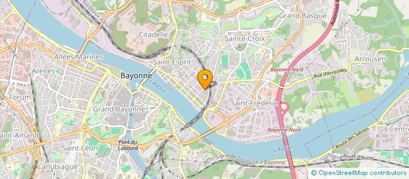 localisation de l'entreprise MONSIEUR MATHIEU JIMENEZ à BAYONNE
