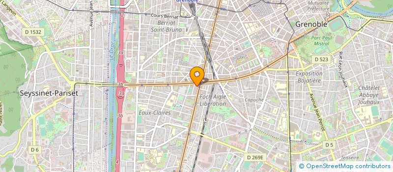 localisation de l'entreprise MONSIEUR MATHIEU JOLIBOIS à GRENOBLE