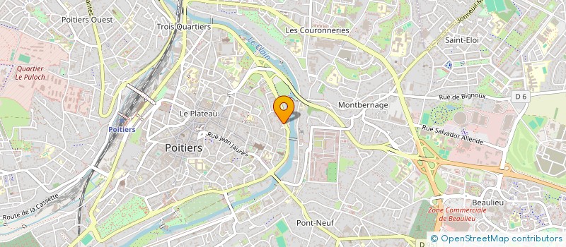 localisation de l'entreprise MONSIEUR MATHIEU JOTRAU à POITIERS