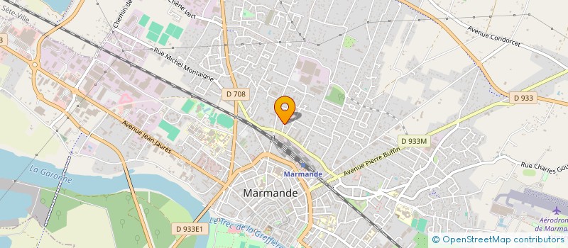 localisation de l'entreprise MONSIEUR MATHIEU JOUANLAU  MARMANDE