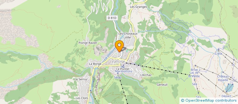 localisation de l'entreprise MONSIEUR MATHIEU JOUAS  VALLOIRE