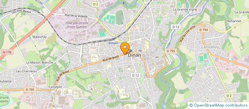 localisation de l'entreprise MONSIEUR MATHIEU JOUBLE  DINAN