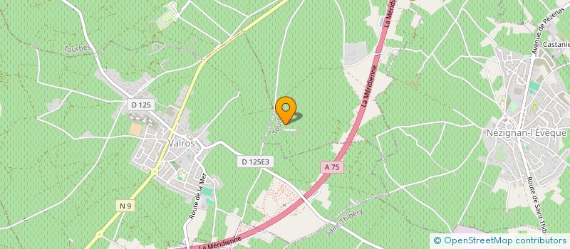 localisation de l'entreprise MONSIEUR MATHIEU JOUGLA à PEZENAS
