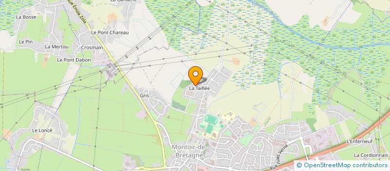 localisation de l'entreprise MONSIEUR MATHIEU JUBE  MONTOIR-DE-BRETAGNE