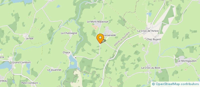 localisation de l'entreprise MONSIEUR MATHIEU JUBERT  PEYRAT-LA-NONIERE