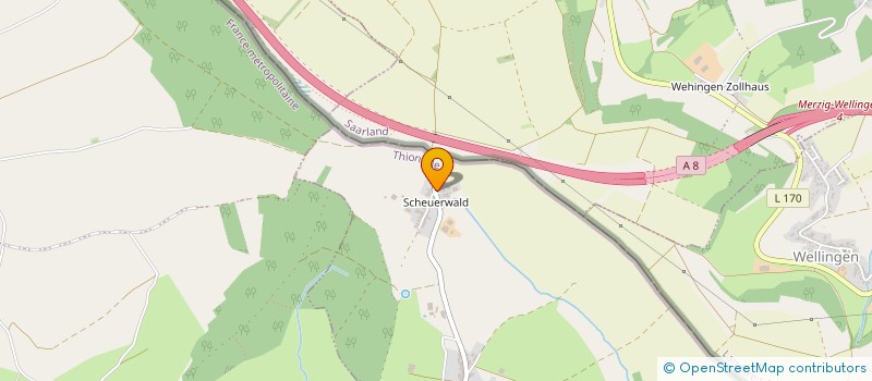 localisation de l'entreprise MONSIEUR MATHIEU KAISER  LAUNSTROFF