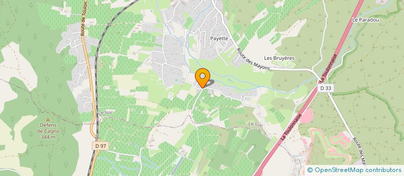 localisation de l'entreprise MONSIEUR MATHIEU KERGER  LE LUC