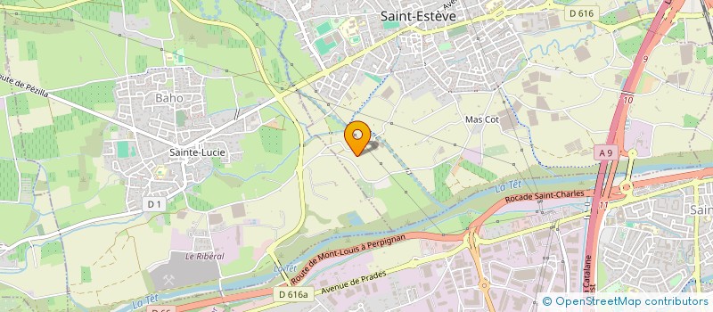 localisation de l'entreprise MONSIEUR MATHIEU KHEDIMI  SAINT-ESTEVE