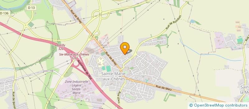 localisation de l'entreprise MONSIEUR MATHIEU KIEFER  SAINTE-MARIE-AUX-CHENES