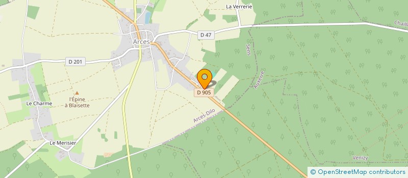 localisation de l'entreprise MONSIEUR MATHIEU KLOSSOWSKI à ARCES-DILO
