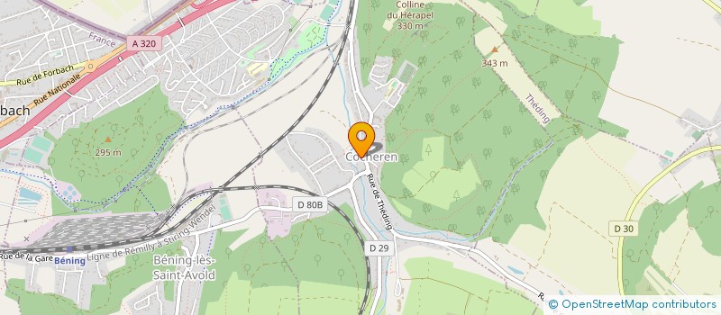 localisation de l'entreprise MONSIEUR MATHIEU KONIG  COCHEREN