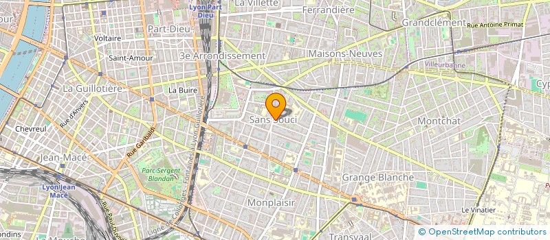 localisation de l'entreprise MONSIEUR MATHIEU KRUKER  LYON