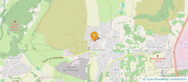 localisation de l'entreprise MONSIEUR MATHIEU KUDLICKI  CHATEAUGAY