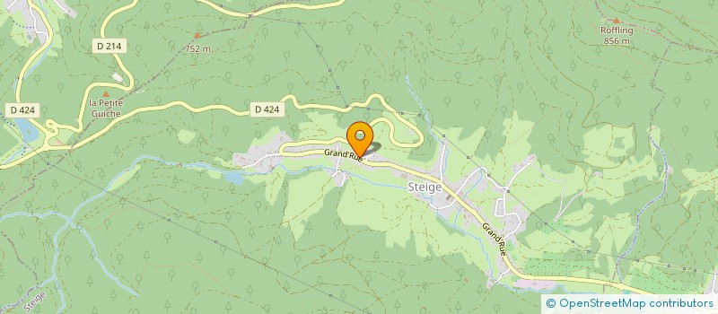 localisation de l'entreprise MONSIEUR MATHIEU KUHLMANN  STEIGE