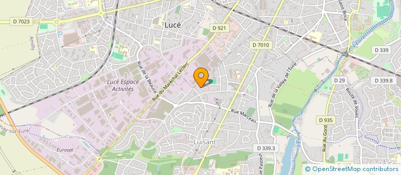 localisation de l'entreprise MONSIEUR MATHIEU LABAT à LUISANT
