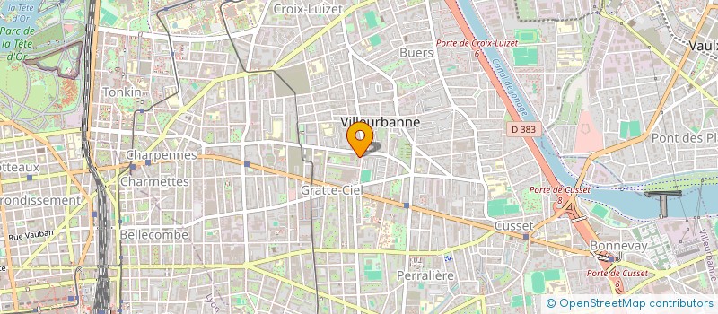 localisation de l'entreprise MONSIEUR MATHIEU LABAT  VILLEURBANNE