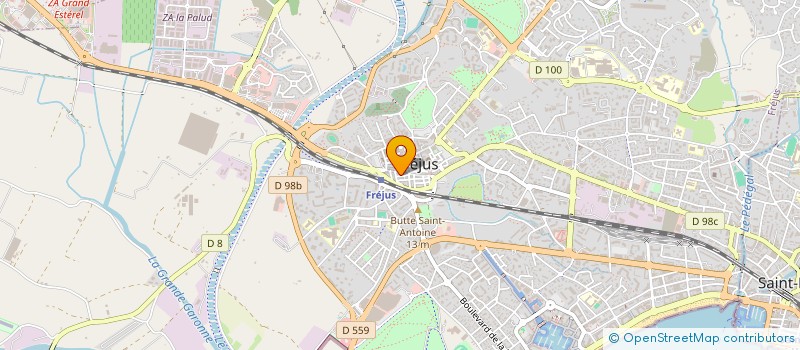 localisation de l'entreprise MONSIEUR MATHIEU LABBEY à FREJUS
