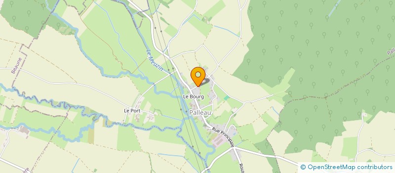 localisation de l'entreprise MONSIEUR MATHIEU LABOUREAU  PALLEAU