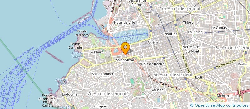 localisation de l'entreprise MONSIEUR MATHIEU LABROUCHE  MARSEILLE