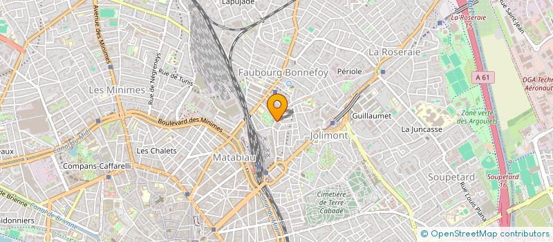 localisation de l'entreprise MONSIEUR MATHIEU LACAZE à TOULOUSE
