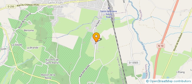 localisation de l'entreprise MONSIEUR MATHIEU LACOMBE  SAINT-MARIENS