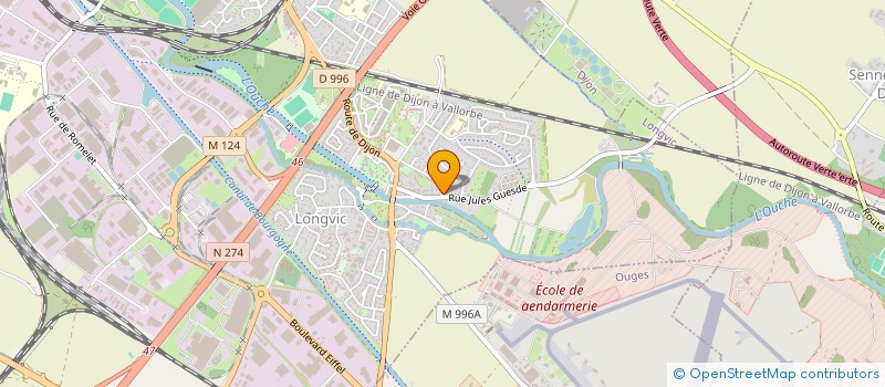 localisation de l'entreprise MONSIEUR MATHIEU LACROIX à LONGVIC