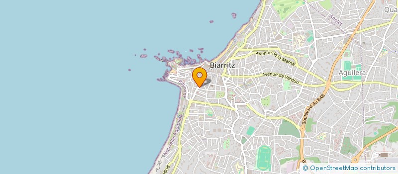 localisation de l'entreprise MONSIEUR MATHIEU LACROUTS à BIARRITZ