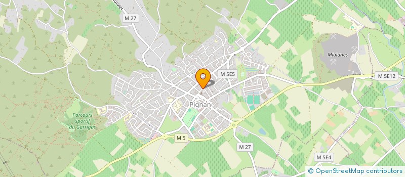 localisation de l'entreprise MONSIEUR MATHIEU LAFOREST à PIGNAN